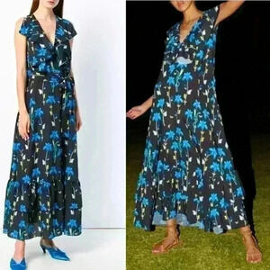 Borgo De Nor Maxi Dress Womens 4 Floral Novelty Coquette Whimsical Swiftie